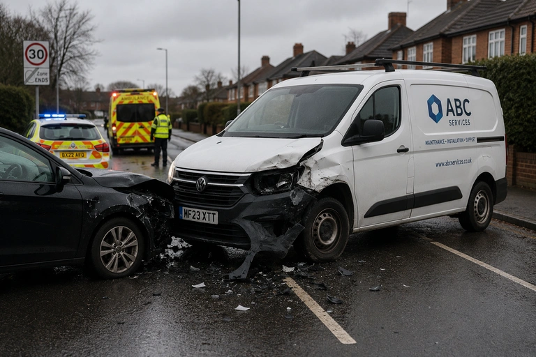 Fleet vehicle accident claim UK — company car and van claims