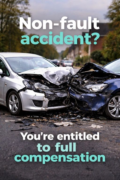 Car accident on UK road non-fault accident claim